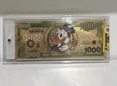 Zio paperone gold banknotes - paperone,